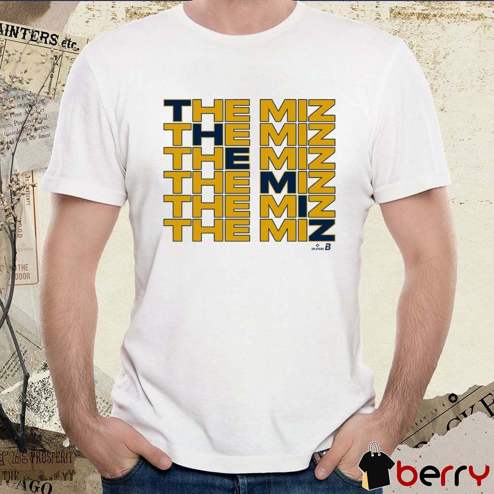 Jacob Misiorowski The Miz Text Stack Milwaukee Brewers MLB t-shirt