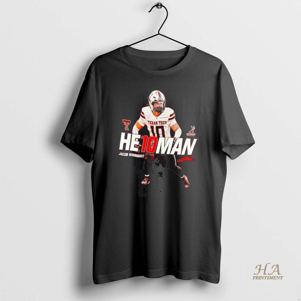 Official Jacob Rodriguez He10man Heisman Texas Tech Red Raider Shirt Hoodie Sweatshirt | PurePodTees.com