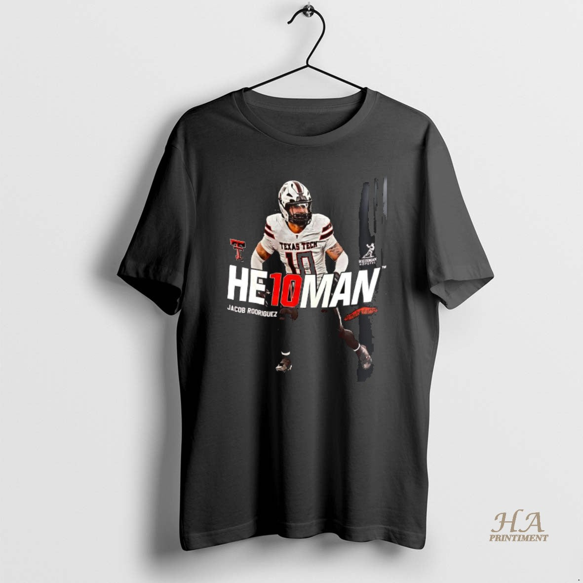 Official Jacob Rodriguez Texas Tech Red Raiders Football He10man Shirt Hoodie Sweatshirt | PurePodTees.com