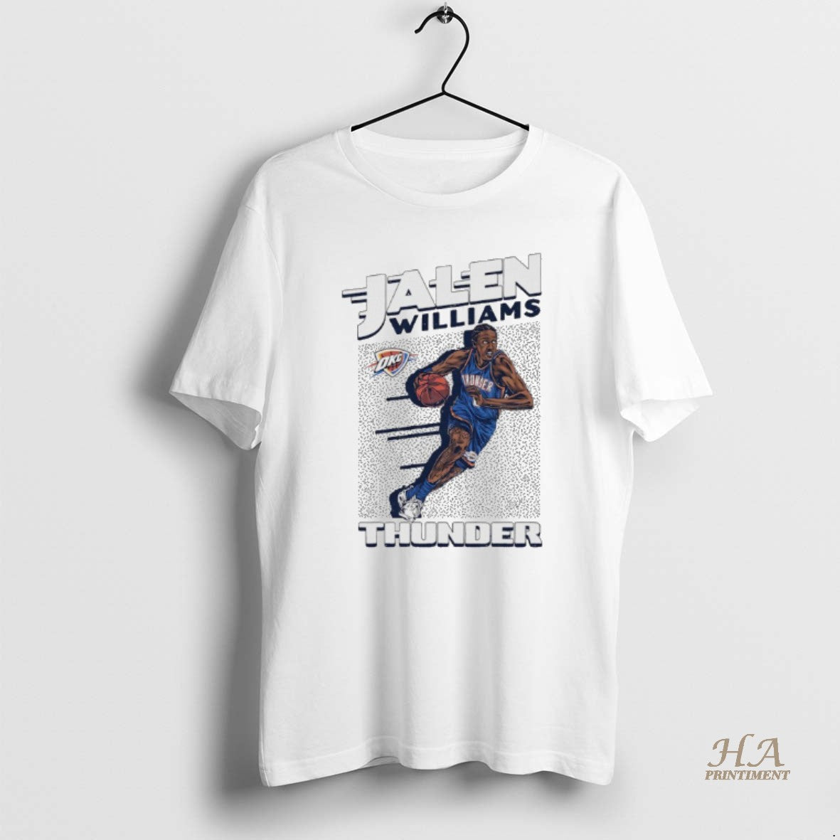 Official Jalen Williams Oklahoma City Thunder Player Graphic Shirt Hoodie Sweatshirt | PurePodTees.com