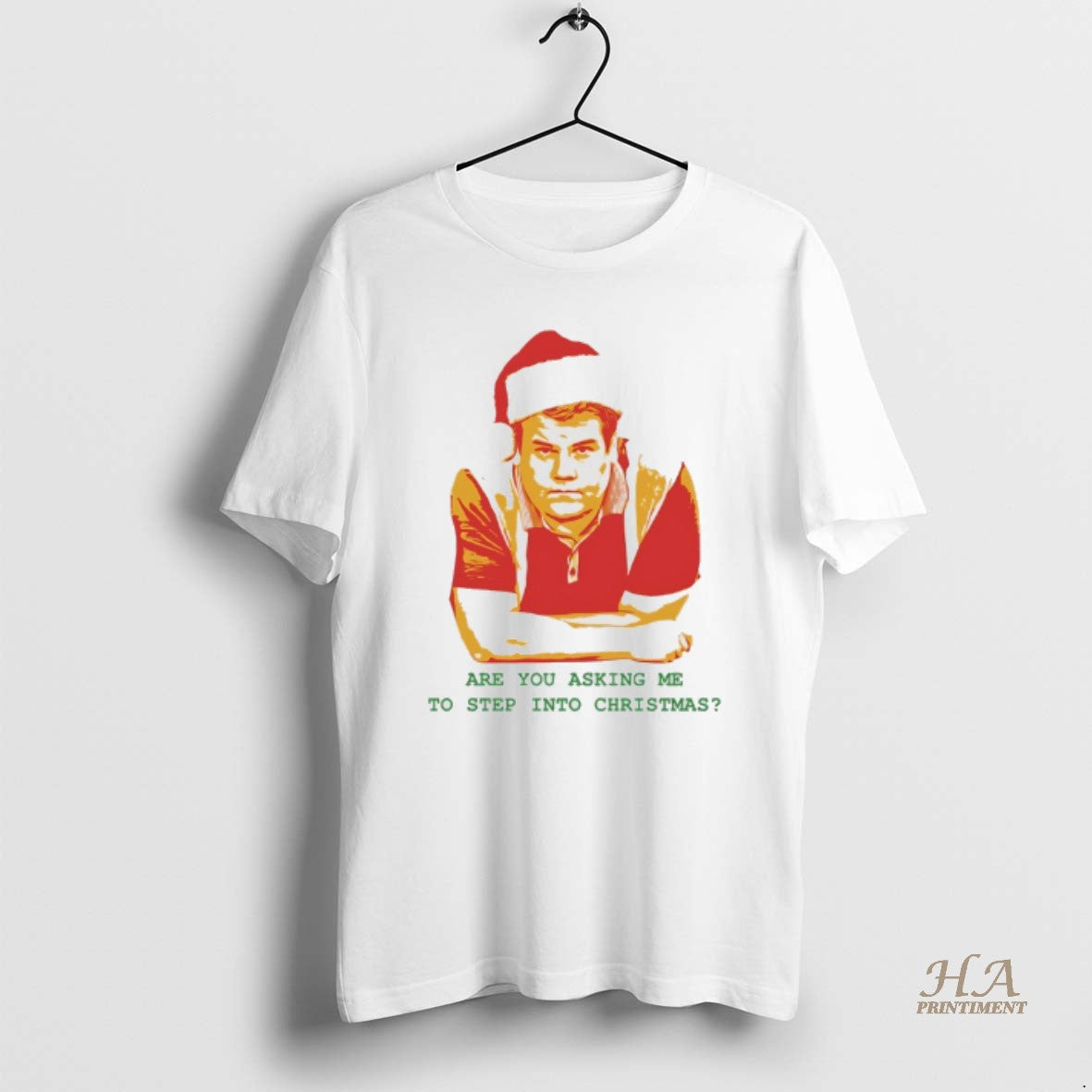 Official James Corden Are You Asking Me To Step Into Christmas 2025 Shirt Hoodie Sweatshirt | PurePodTees.com