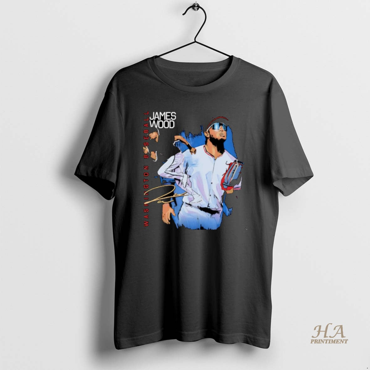 Official James Wood Washington Baseball Signature Christmas Ornaments Shirt Hoodie Sweatshirt | PurePodTees.com