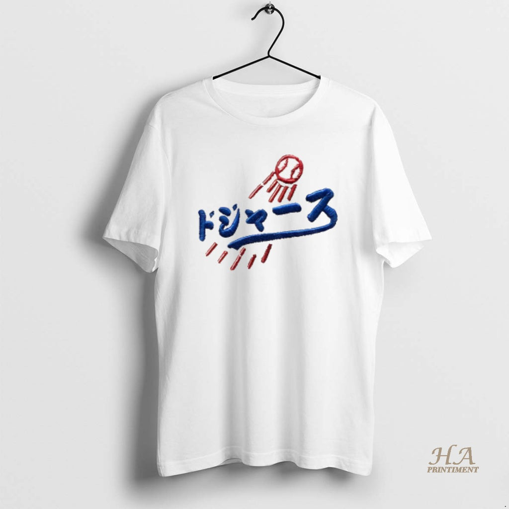 Official Japanese Dodgers La Baseball Shirt Hoodie Sweatshirt | PurePodTees.com