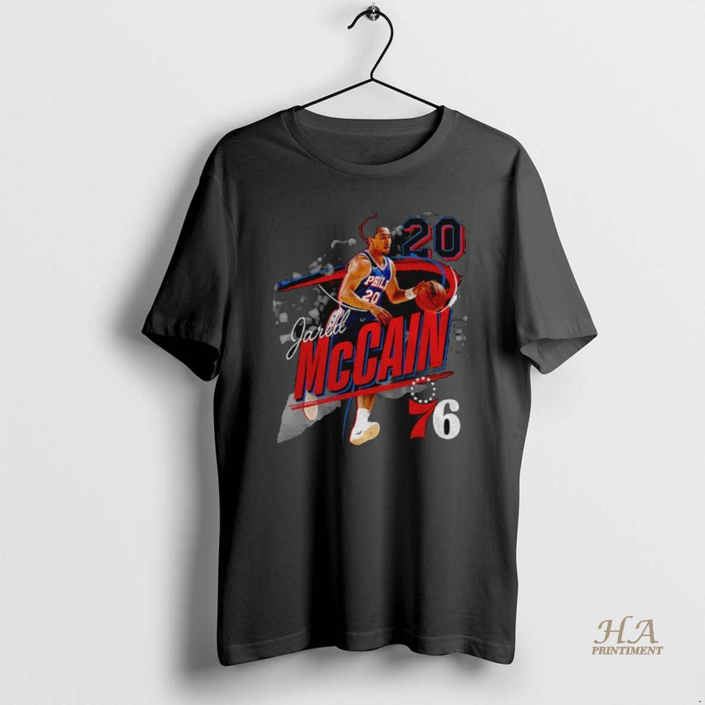 Official Jared Mccain 20 Philadelphia 76ers Basketball Nba Shirt Hoodie Sweatshirt | PurePodTees.com