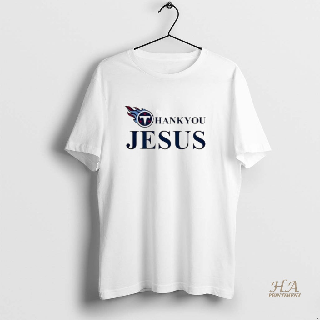 Official Jarvis Brownlee Jr Tennessee Titans Thank You Jesus Shirt Hoodie Sweatshirt | PurePodTees.com