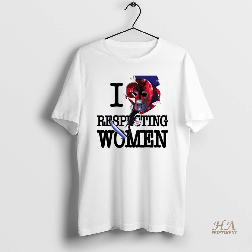 Official Jason Voorhees I Love Respecting Women Inside Me Shirt Hoodie Sweatshirt | PurePodTees.com