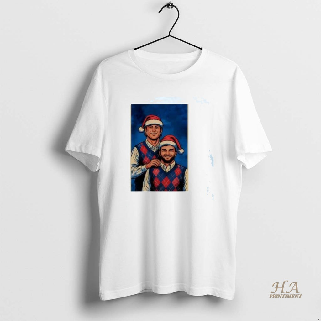Official Jaxson Dart And Cam Skattebo Step Brothers Christmas Shirt Hoodie Sweatshirt | PurePodTees.com