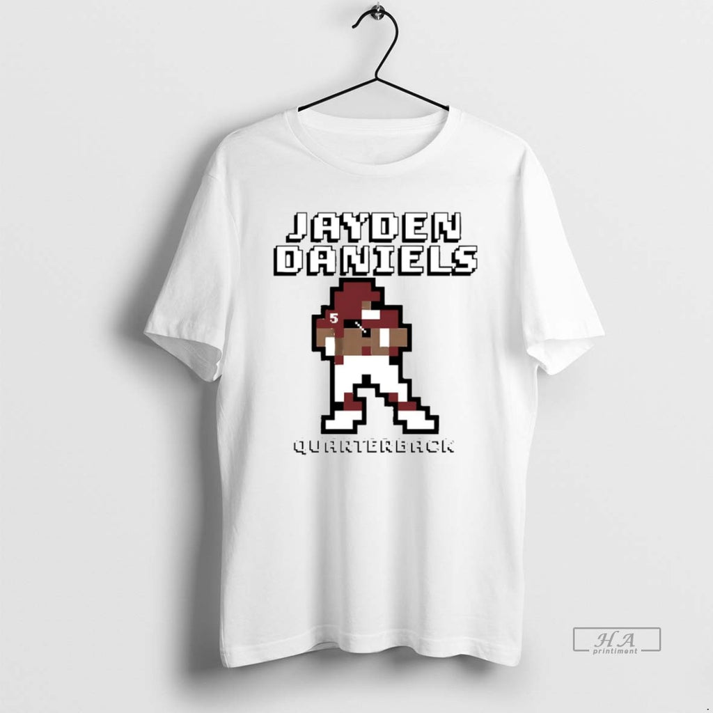 Official Jayden Daniels Quarterback Baller Pixel Commanders