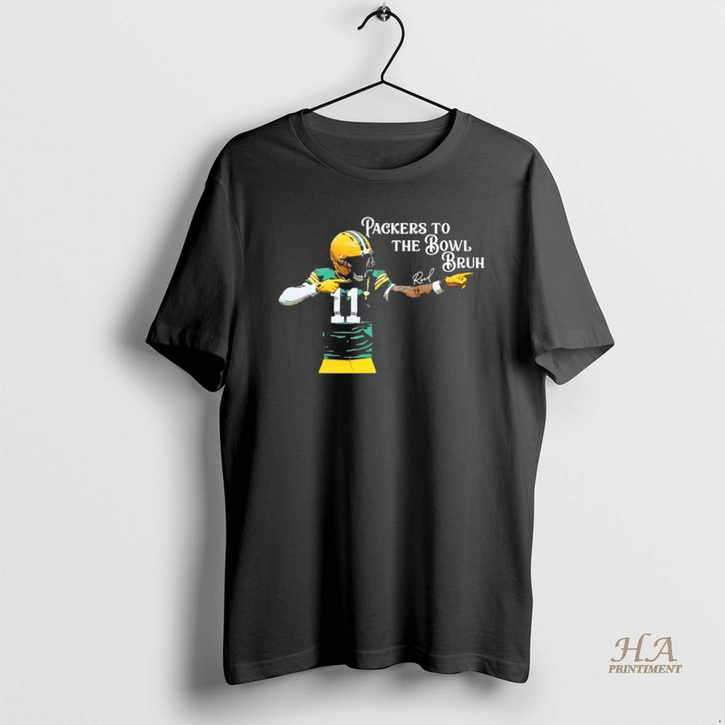 Official Jayden Reed Packers To The Bowl Bruh Shirt Hoodie Sweatshirt | PurePodTees.com