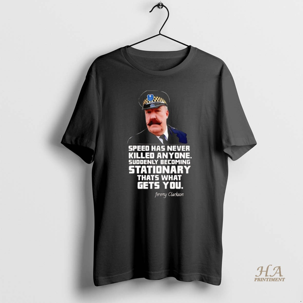 Official Jeremy Clarkson Speed Has Never Killed Anyone Shirt Hoodie Sweatshirt | PurePodTees.com