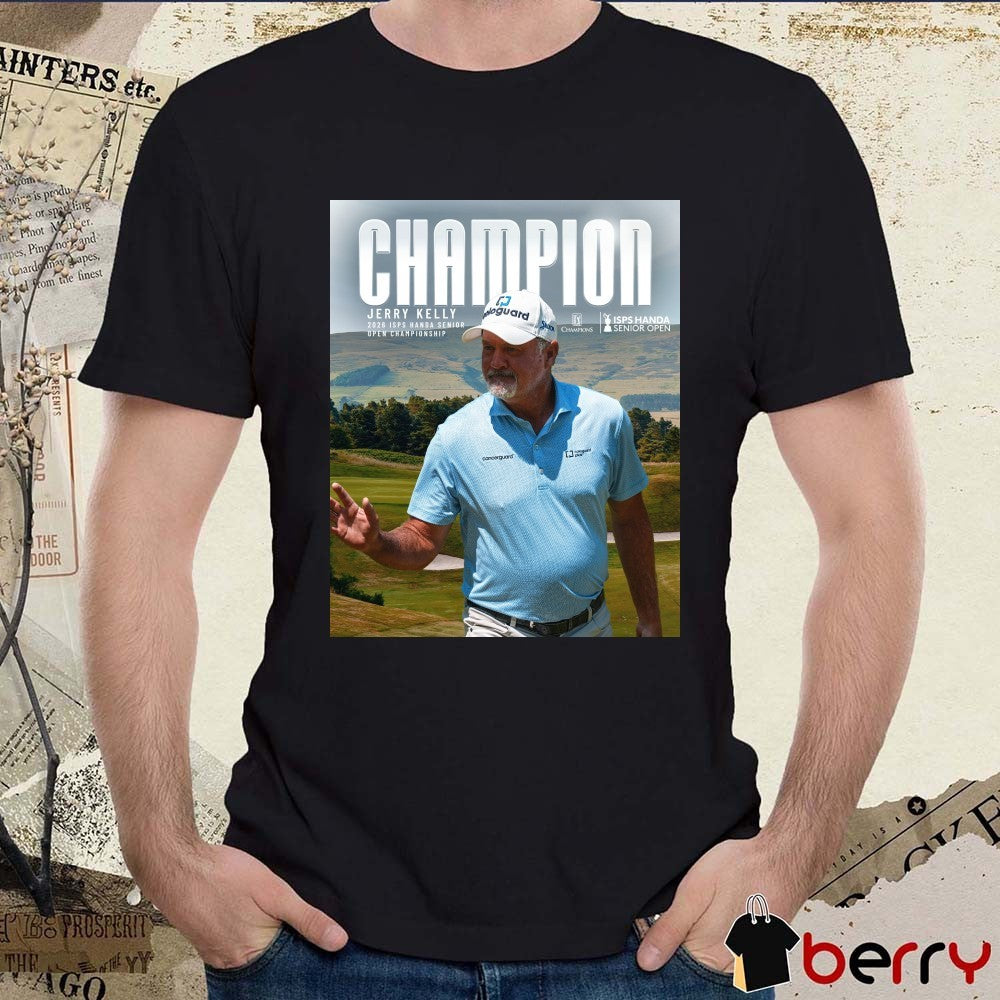 Jerry Kelly 2026 ISPS HANDA Senior Open Championship PGA Tour Poster t-shirt