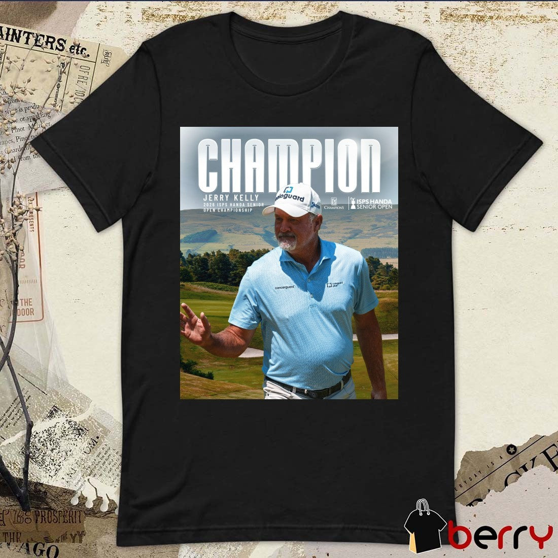 Jerry Kelly 2026 ISPS HANDA Senior Open Championship PGA Tour Poster t-shirt