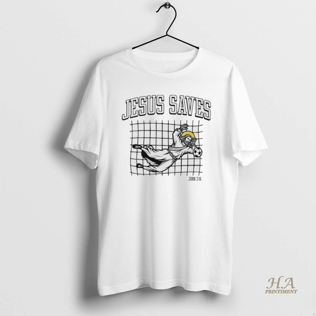 Official Jesus Saves Soccer Shirt Hoodie Sweatshirt | PurePodTees.com