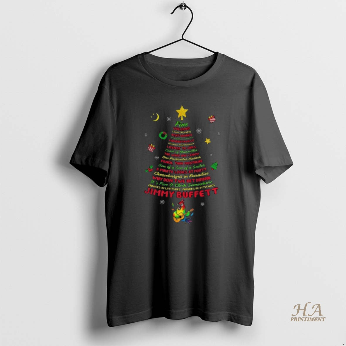 Official Jimmy Buffett Christmas Tree Fins Volcano Come Monday Merry Christmas Shirt Hoodie Sweatshirt | PurePodTees.com