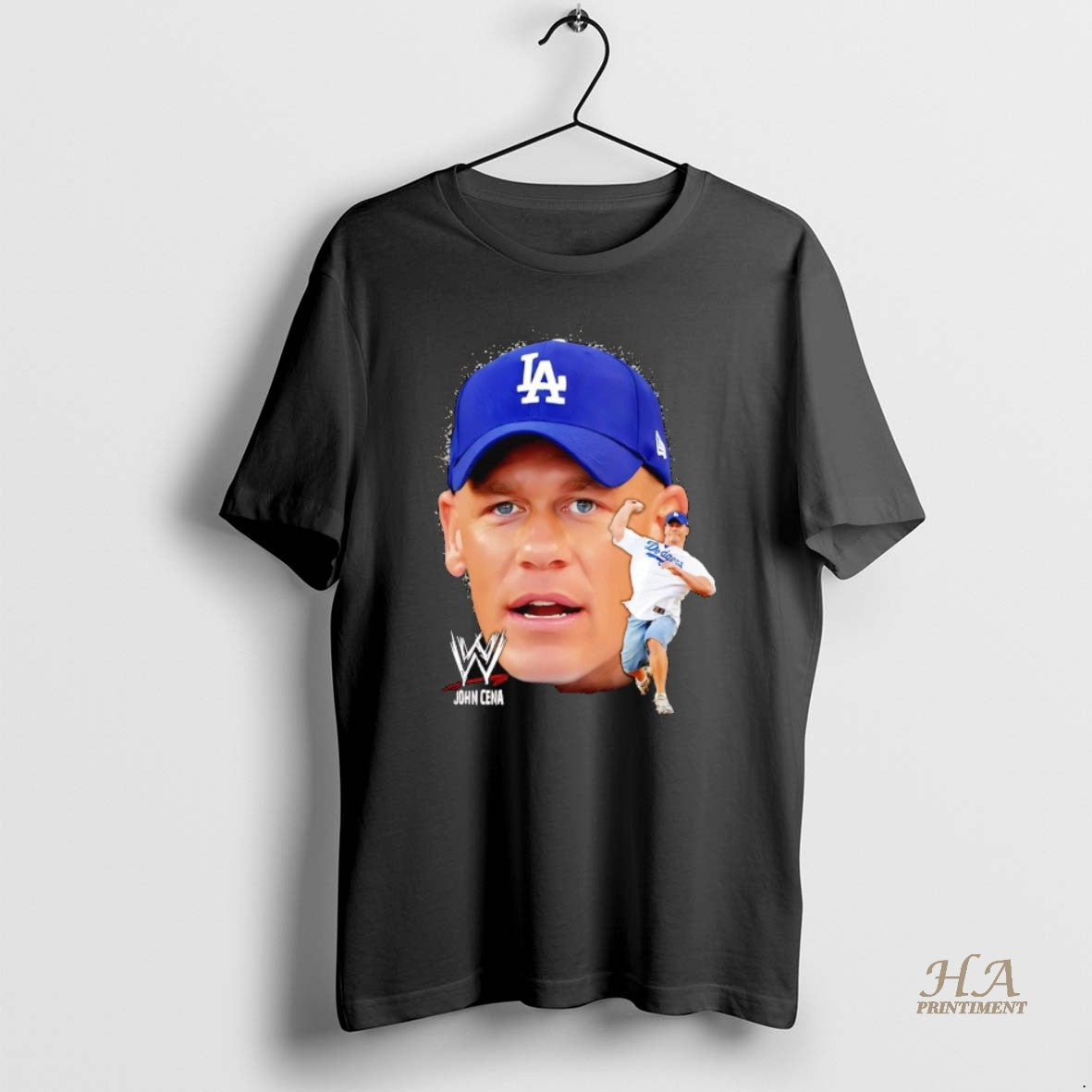 Official John Cena Pitching Baseball La Dodgers Shirt Hoodie Sweatshirt | PurePodTees.com