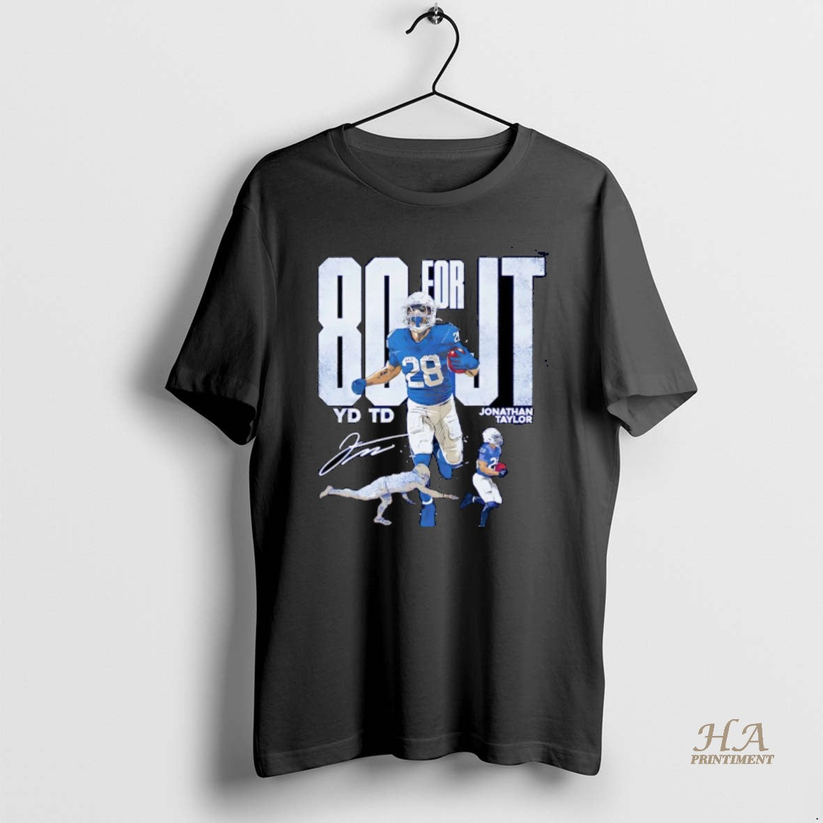 Official Jonathan Taylor 80 For Jt Indianapolis Colts Signature Christmas Ornaments Shirt Hoodie Sweatshirt | PurePodTees.com