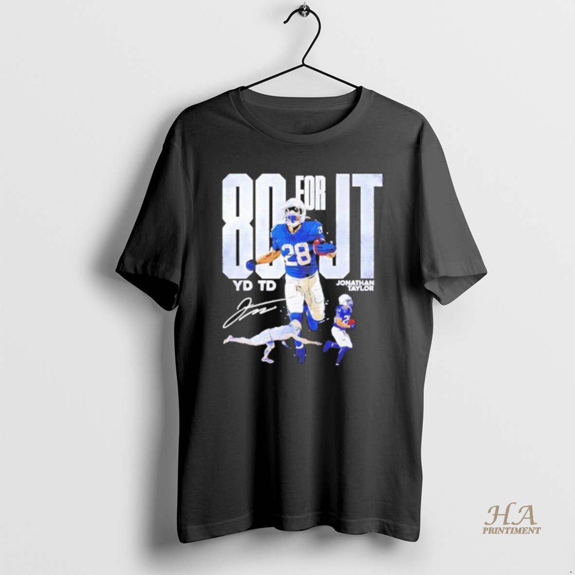 Official Jonathan Taylor Indianapolis Colts 80 For Jt Shirt Hoodie Sweatshirt | PurePodTees.com