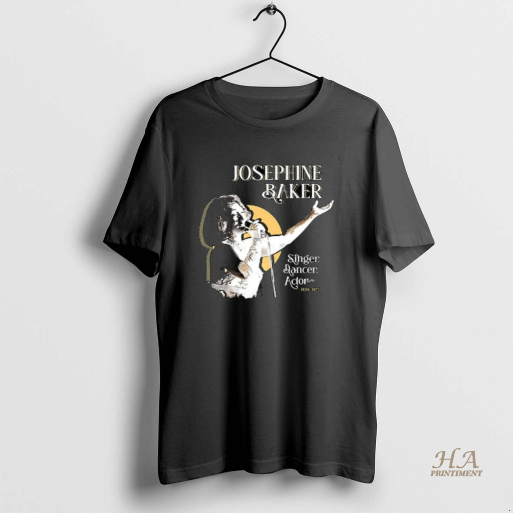Official Josephine Baker Singer Dancer Actor 1906 1975 Shirt Hoodie Sweatshirt | PurePodTees.com