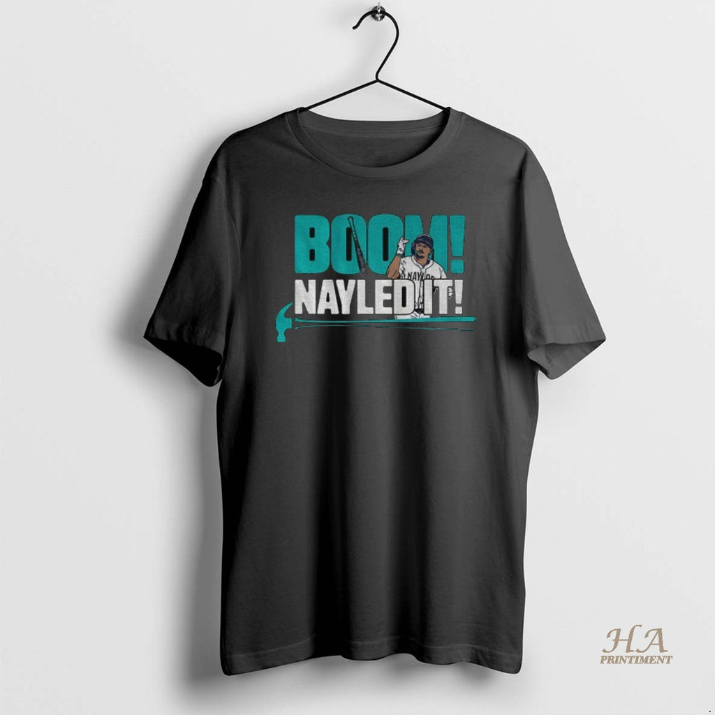 Official Josh Naylor Seattle Mariners Mlb Basketball Boom Nayled It Cartoon Shirt Hoodie Sweatshirt | PurePodTees.com