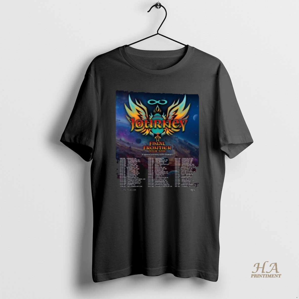 Official Journey Final Frontier Tour 2026 Dates Shirt Hoodie Sweatshirt | PurePodTees.com