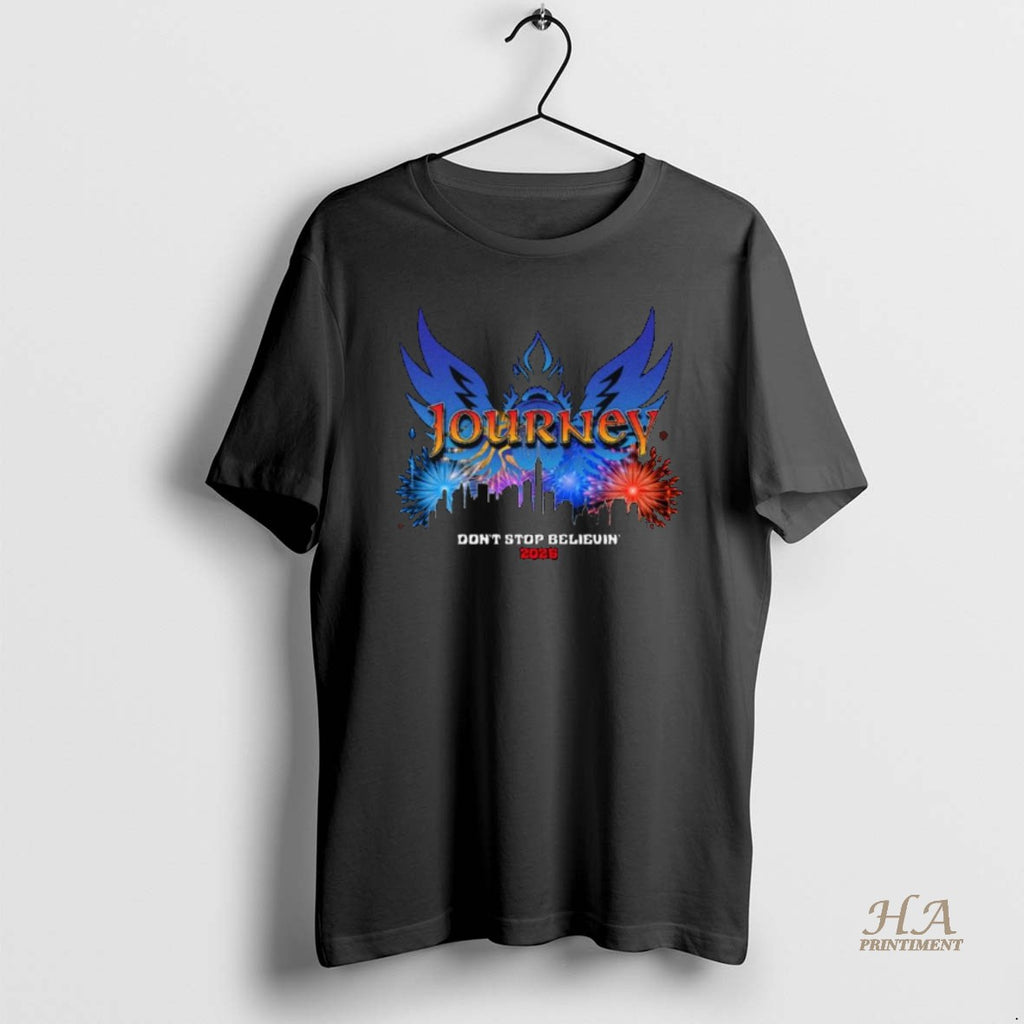 Official Journey New Years Eve Dont Stop Believin Tour 2026 Long Sleve Shirt Hoodie Sweatshirt | PurePodTees.com