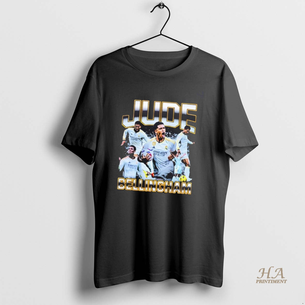 Official Jude Bellingham Picture Collage Real Madrid Fc Shirt Hoodie Sweatshirt | PurePodTees.com