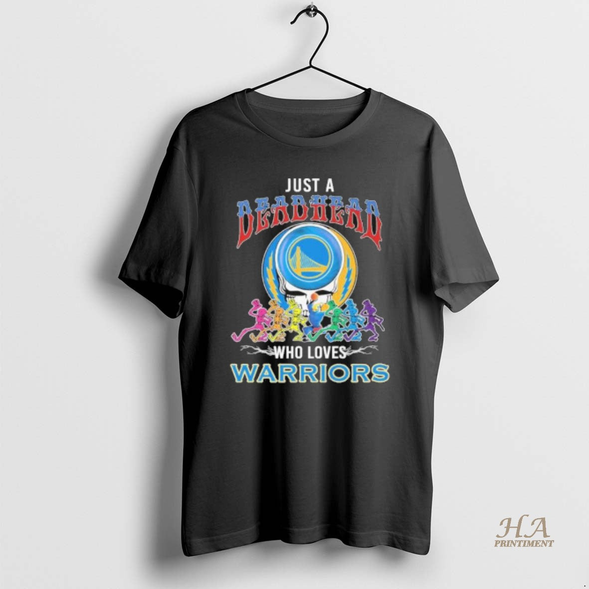 Official Just A Deadhead Who Loves Golden State Warriors Shirt Hoodie Sweatshirt | PurePodTees.com