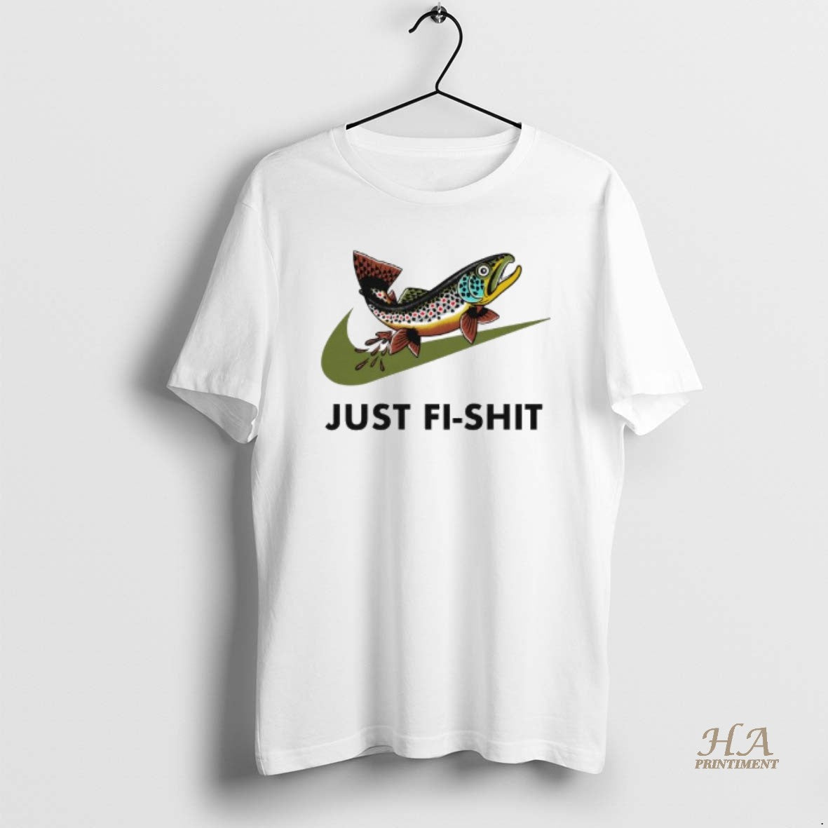 Official Just Fi Shit Swoosh Piece Of Satirical Shirt Hoodie Sweatshirt | PurePodTees.com