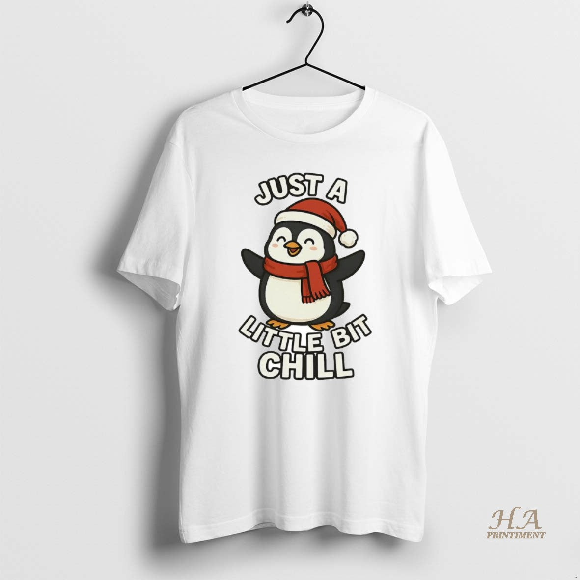 Official Just A Little Bit Chill Penguin Christmas Shirt Hoodie Sweatshirt | PurePodTees.com