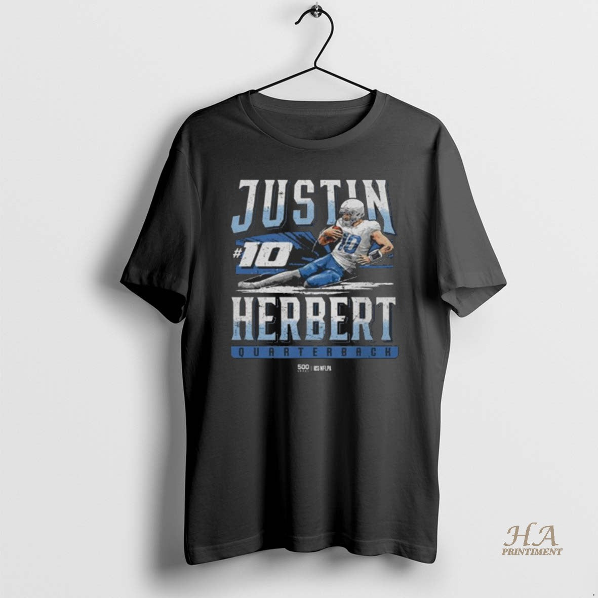 Official Justin Herbert Los Angeles C Slide Shirt Hoodie Sweatshirt | PurePodTees.com