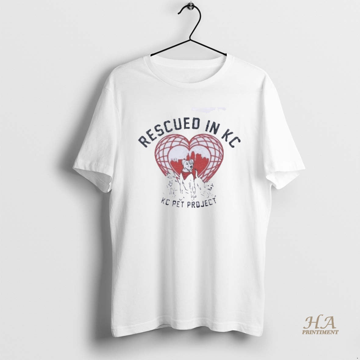 Official Kc Pet Project Rescued Shirt Hoodie Sweatshirt | PurePodTees.com