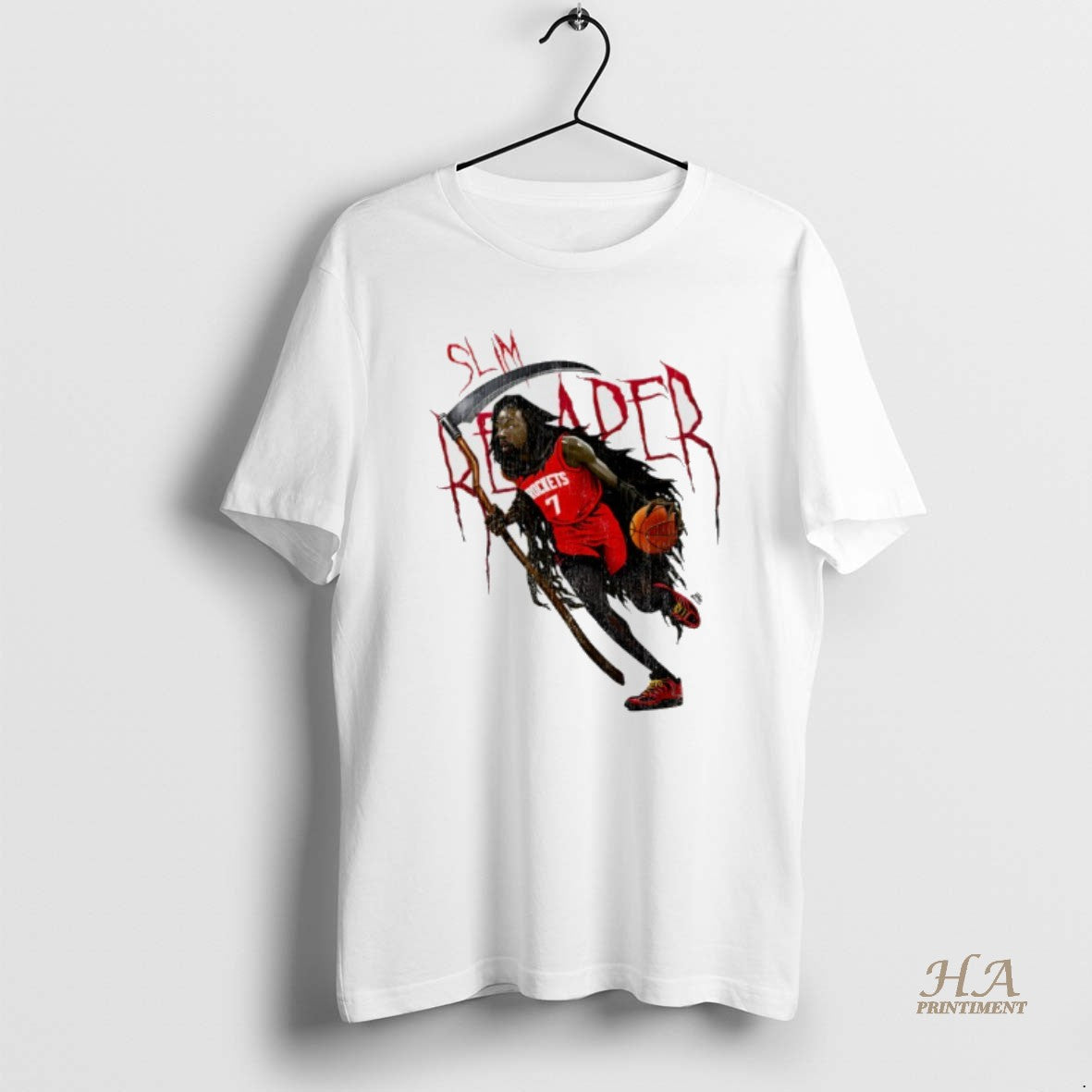 Official Kd Slim Reaper Kevin Durant Houston Rockets Shirt Hoodie Sweatshirt | PurePodTees.com