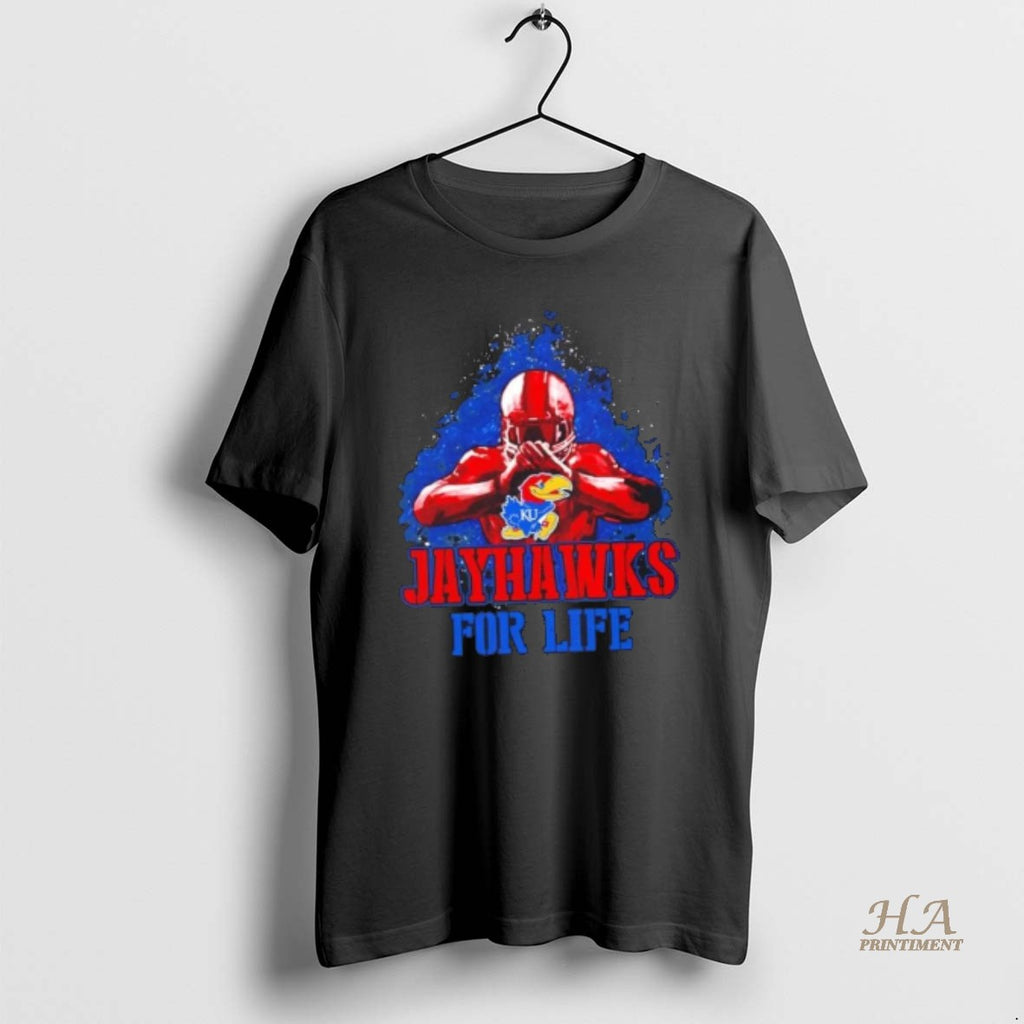 Official Kansas Jayhawks Football For Life Shirt Hoodie Sweatshirt | PurePodTees.com