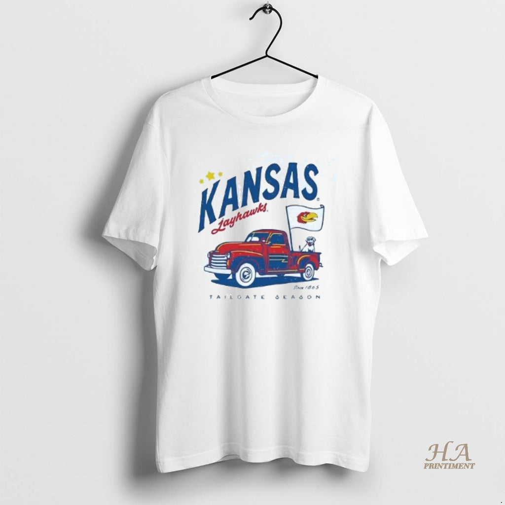 Official Kansas Jayhawks Truck Glory Days Since 1865 Tailgate Season Shirt Hoodie Sweatshirt | PurePodTees.com