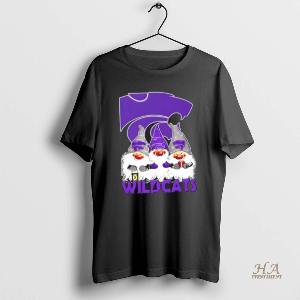 Official Kansas State Wildcats X Gnomes Xmas Christmas Shirt Hoodie Sweatshirt | PurePodTees.com