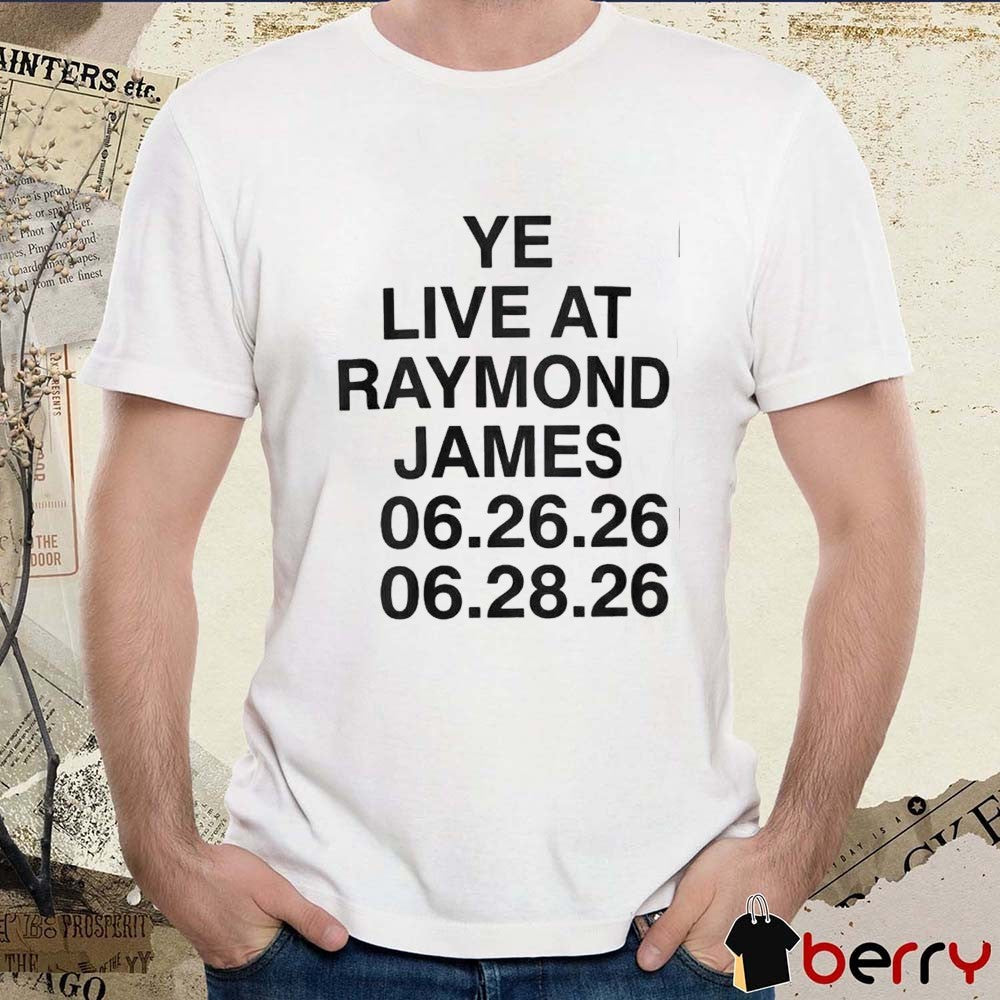 Kanye West Ye Live In Tampa At Raymond James Stadium FL June 26-28 2026 Event t-shirt