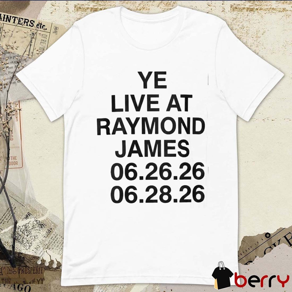 Kanye West Ye Live In Tampa At Raymond James Stadium FL June 26-28 2026 Event t-shirt