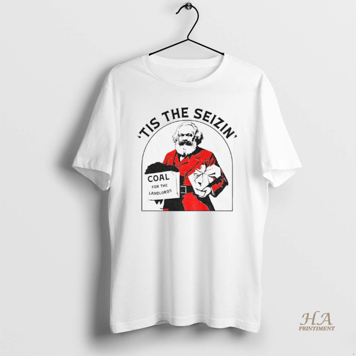 Official Karl Marx Communist Christmas Tis The Seizin Shirt Hoodie Sweatshirt | PurePodTees.com