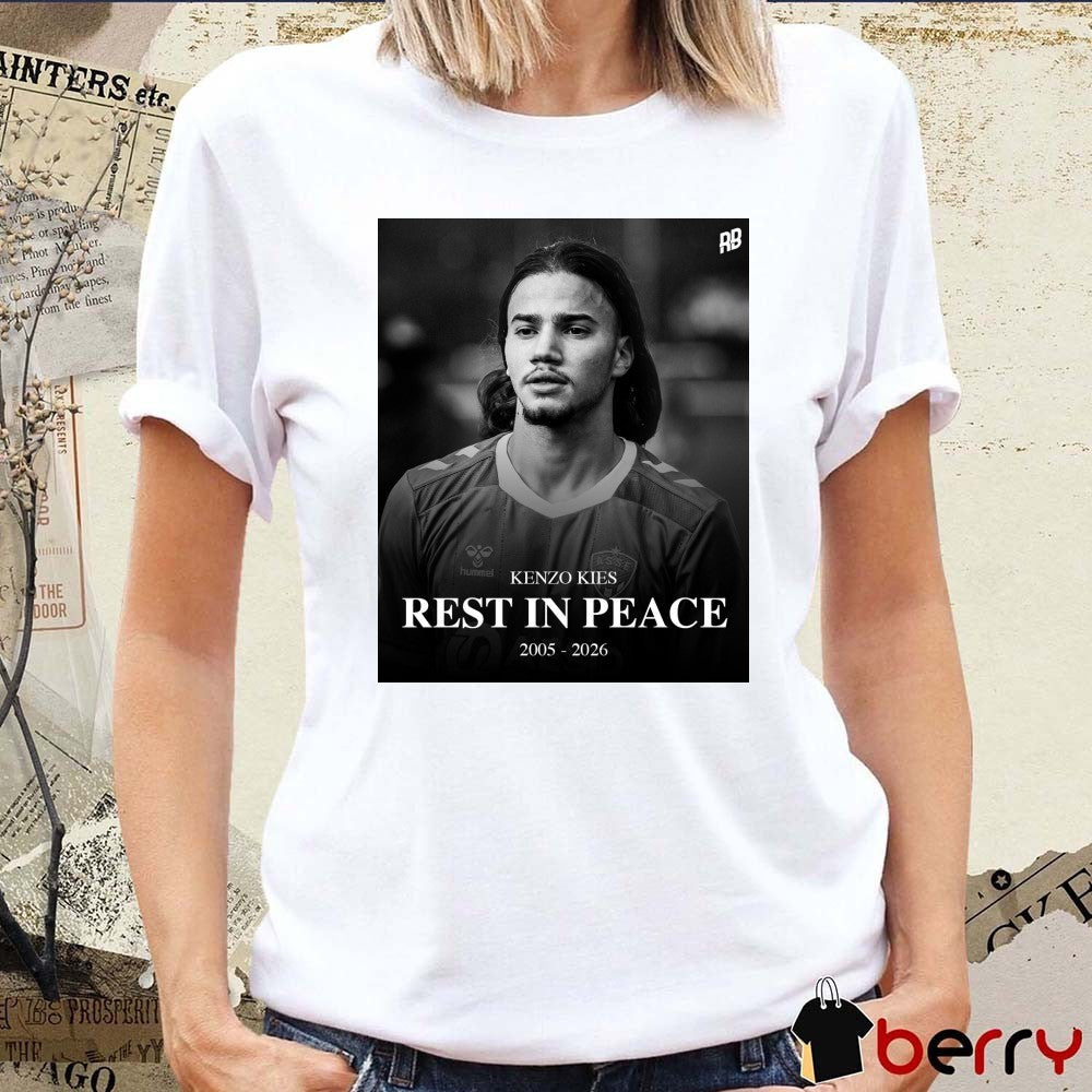 Kenzo Kies Rest In peace 2005 – 2026 Rising Ballers Poster t-shirt