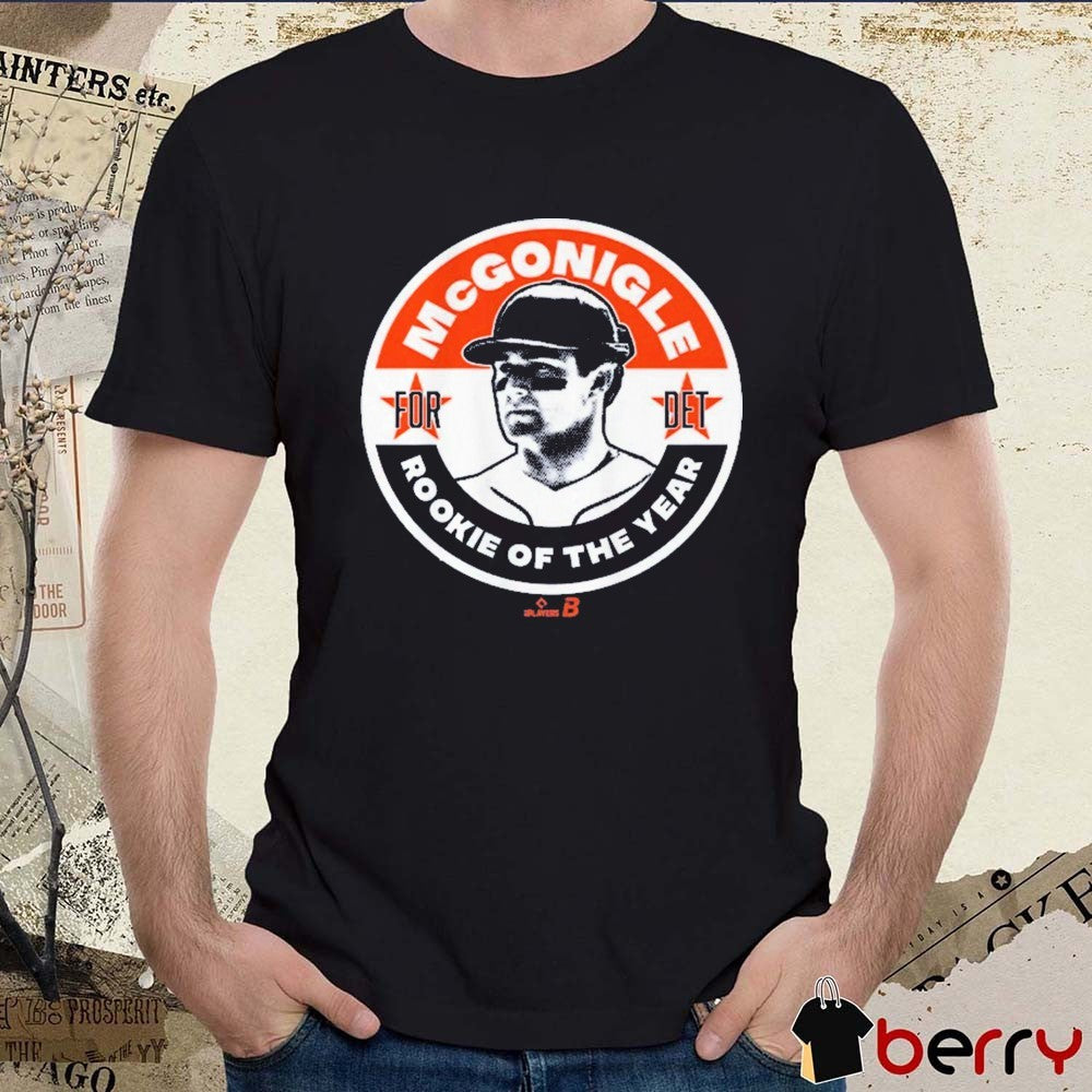 Kevin McGonigle For Rookie Of The Year Detroit Tigers t-shirt