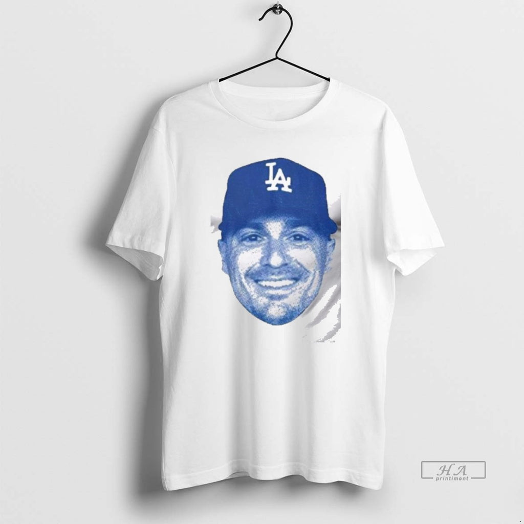 Official Kike Hernandez Big Face La Dodgers Baseball Player Mlb Face 2025 T Men