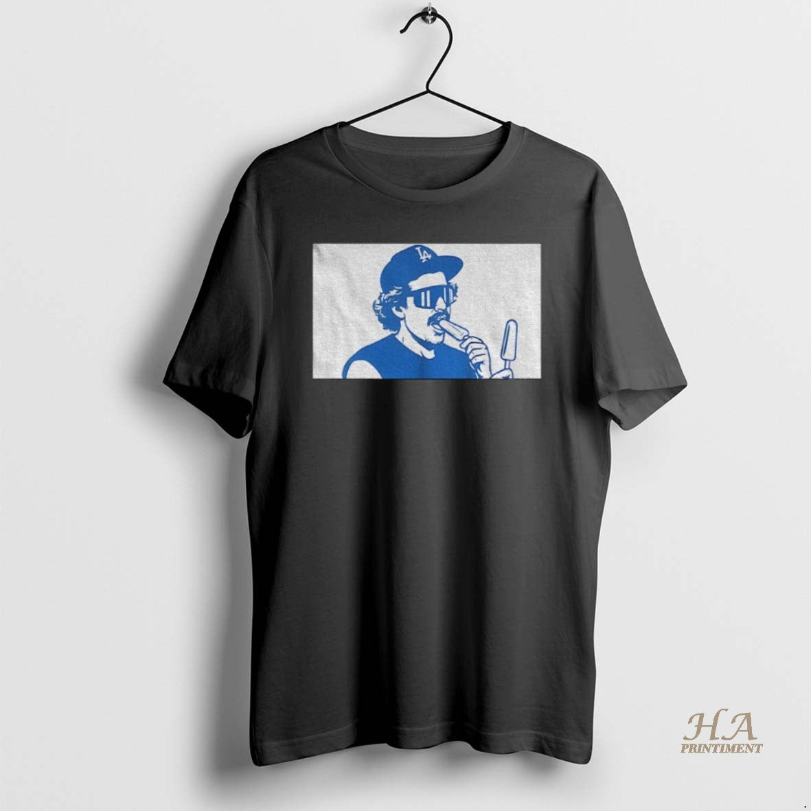 Official Kike Hernandez Los Angeles Dodgers Baseball With Two Popsicles Shirt Hoodie Sweatshirt | PurePodTees.com