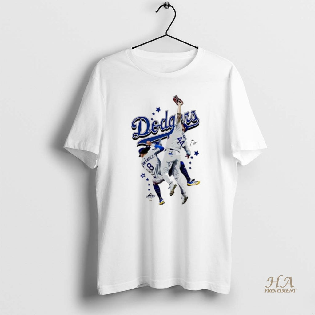 Official Kike Hernandez And Andy Pages Los Angeles Dodgers Baseball 2025 World Series Signature Shirt Hoodie Sweatshirt