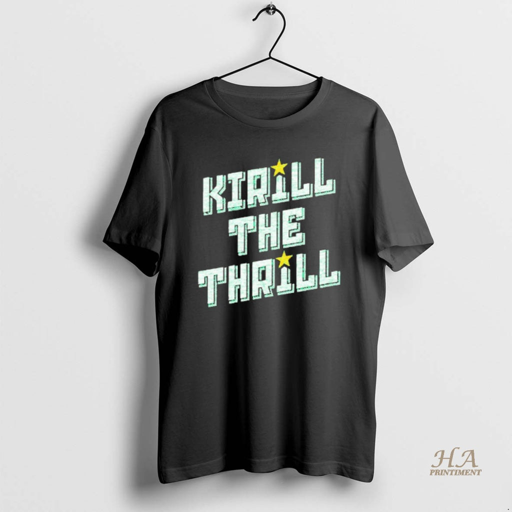 Official Kirill The Thrill Kirill Kaprizov Minnesota Wild Blackshirt Shirt Hoodie Sweatshirt | PurePodTees.com