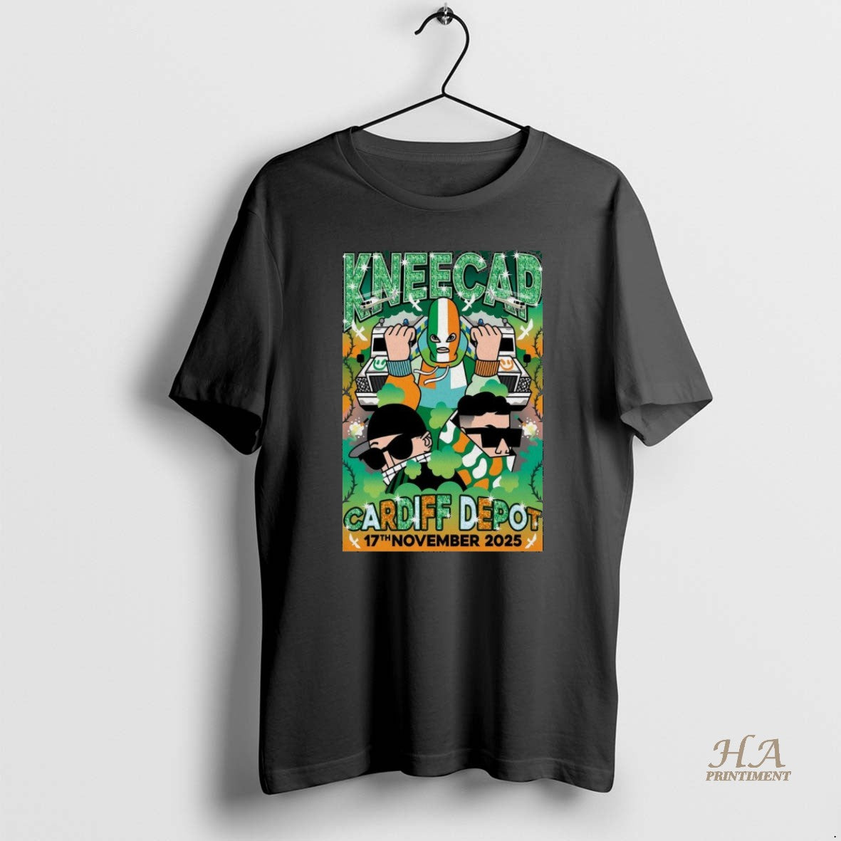 Official Kneecap Cardiff Depot 17 Nov 2025 Shirt Hoodie Sweatshirt | PurePodTees.com