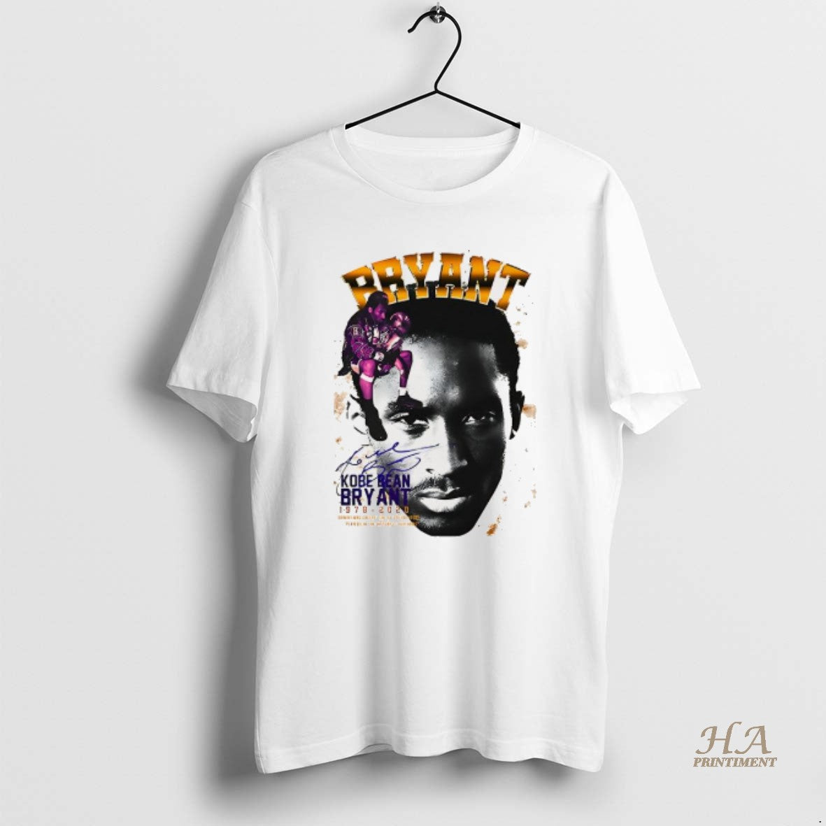 Official Kobe Bryant Los Angeles Lakers Basketball Tribute Signature Vintage Shirt Hoodie Sweatshirt | PurePodTees.com