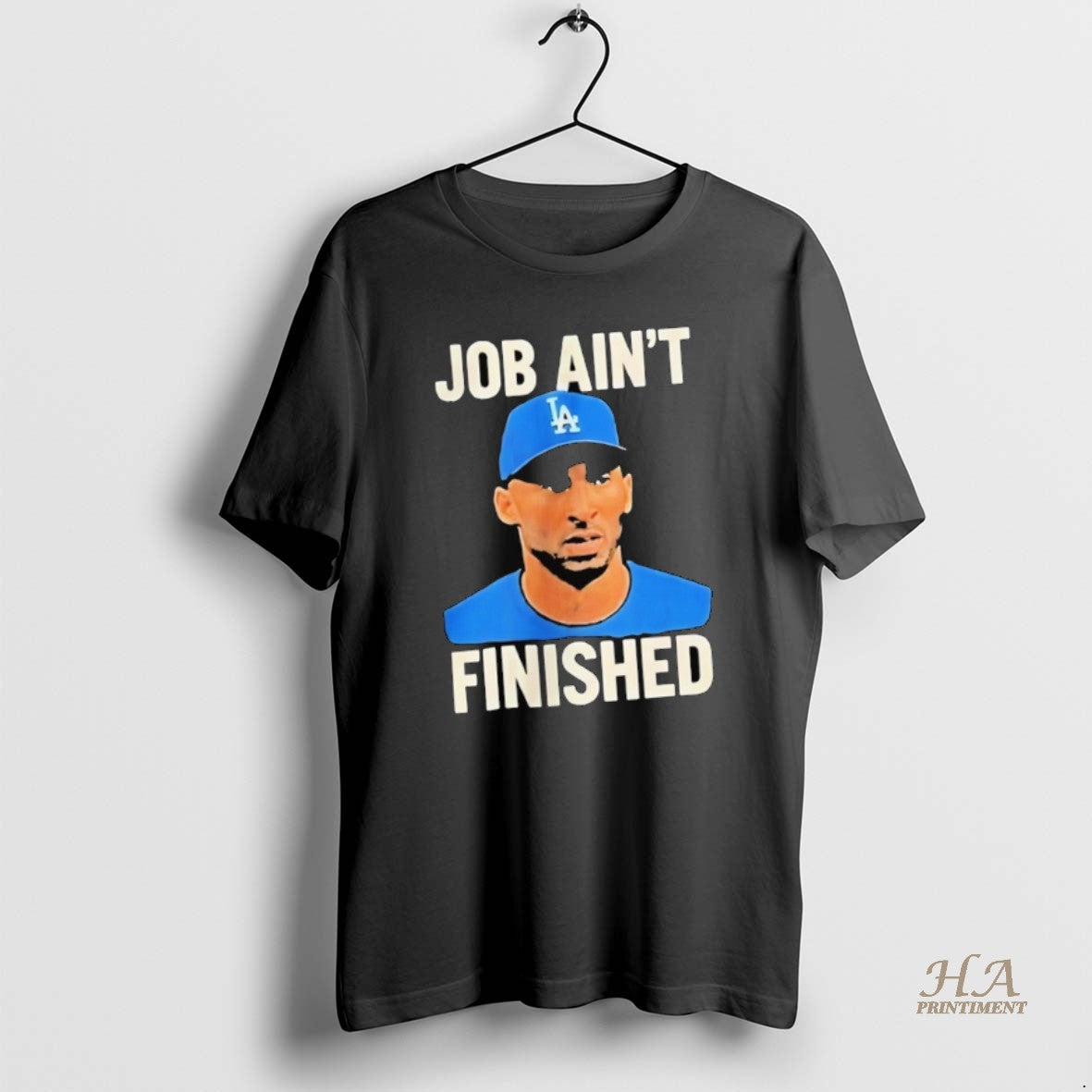 Official Kobe Bryant Job Aint Finished Los Angeles Dodgers Shirt Hoodie Sweatshirt | PurePodTees.com