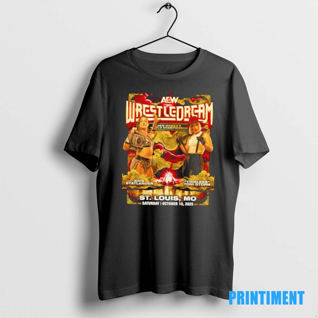Official Kris Statlander Vs Toni Storm Aew Wrestledream 2025 Matchup Tee Sweater
