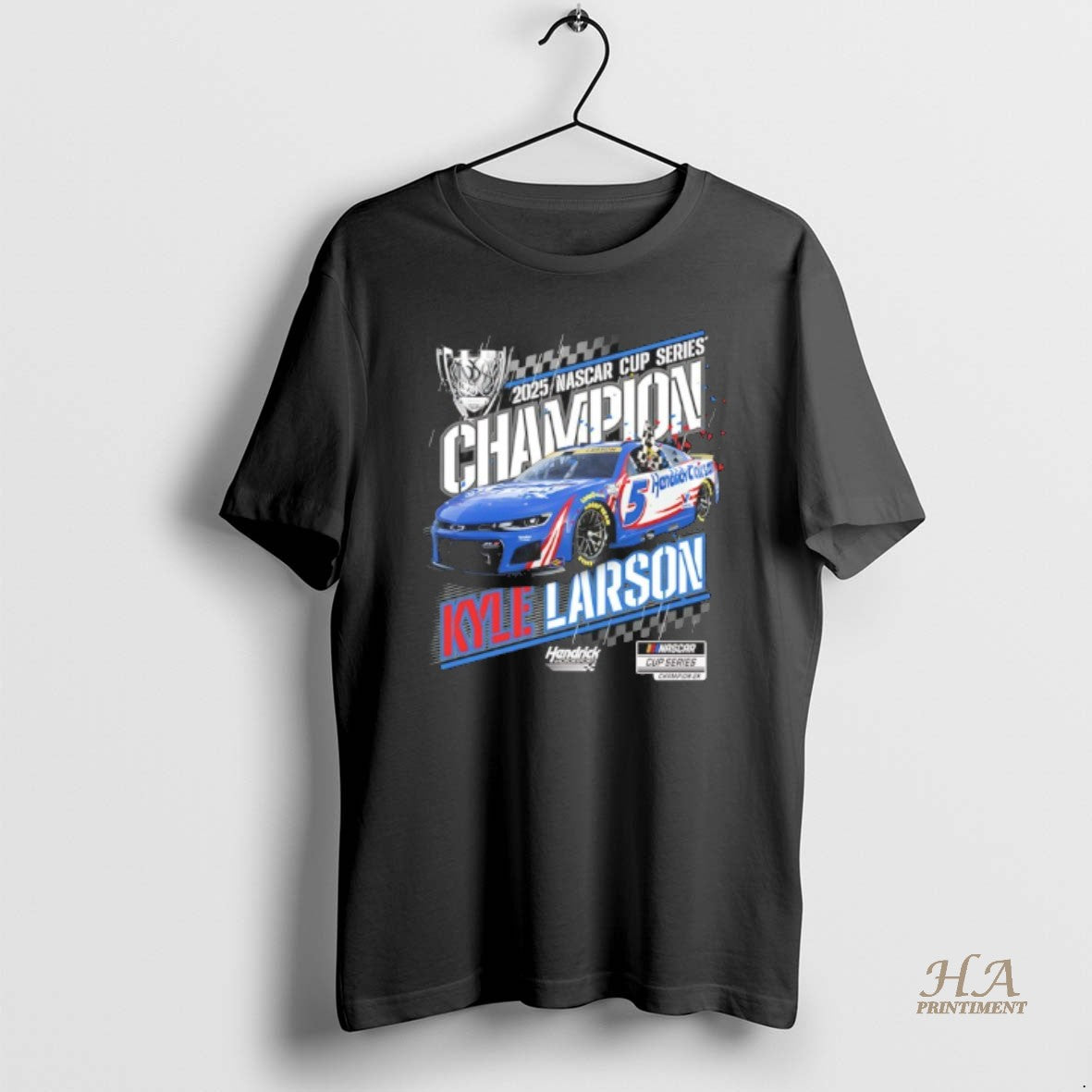 Official Kyle Larson 2025 Nascar Cup Series Champion Shirt Hoodie Sweatshirt | PurePodTees.com