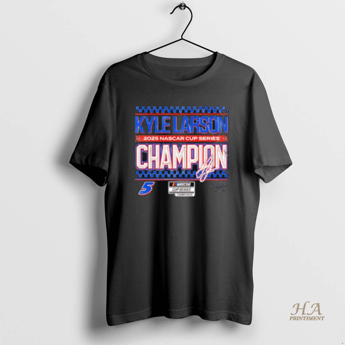 Official Kyle Larson 2025 Nascar Cup Series Champion Speed Shirt Hoodie Sweatshirt | PurePodTees.com